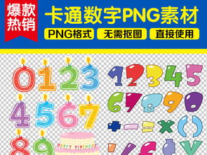 卡通数字立体周年庆海报设计素材与PSD模板