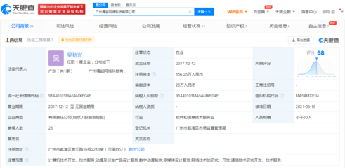 腾讯投资魂起网络，数字动漫制作公司注册资本增至156.25万
